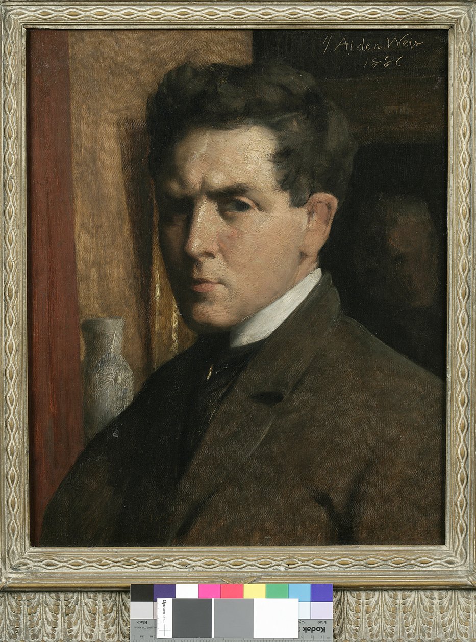 Selbstporträt, 1886 von Julian Alden Weir