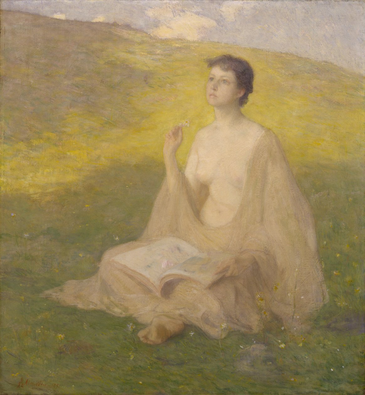 Das offene Buch, 1891 von Julian Alden Weir