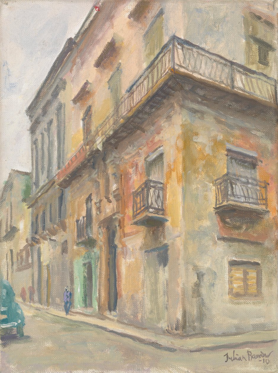 Straßenecke in Havanna, 2010 von Julian Barrow