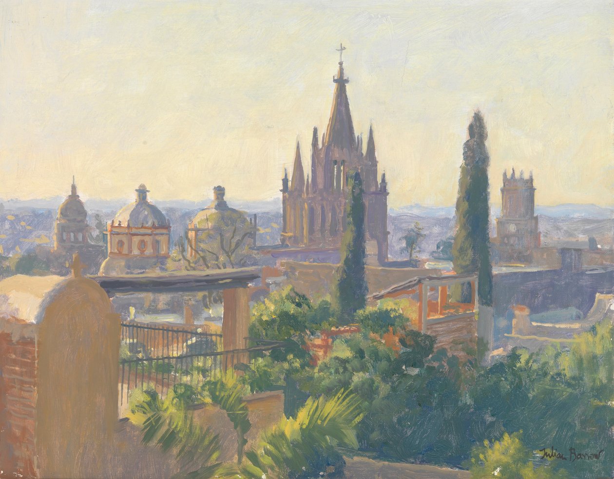 Dächer von San Miguel Allende von Julian Barrow