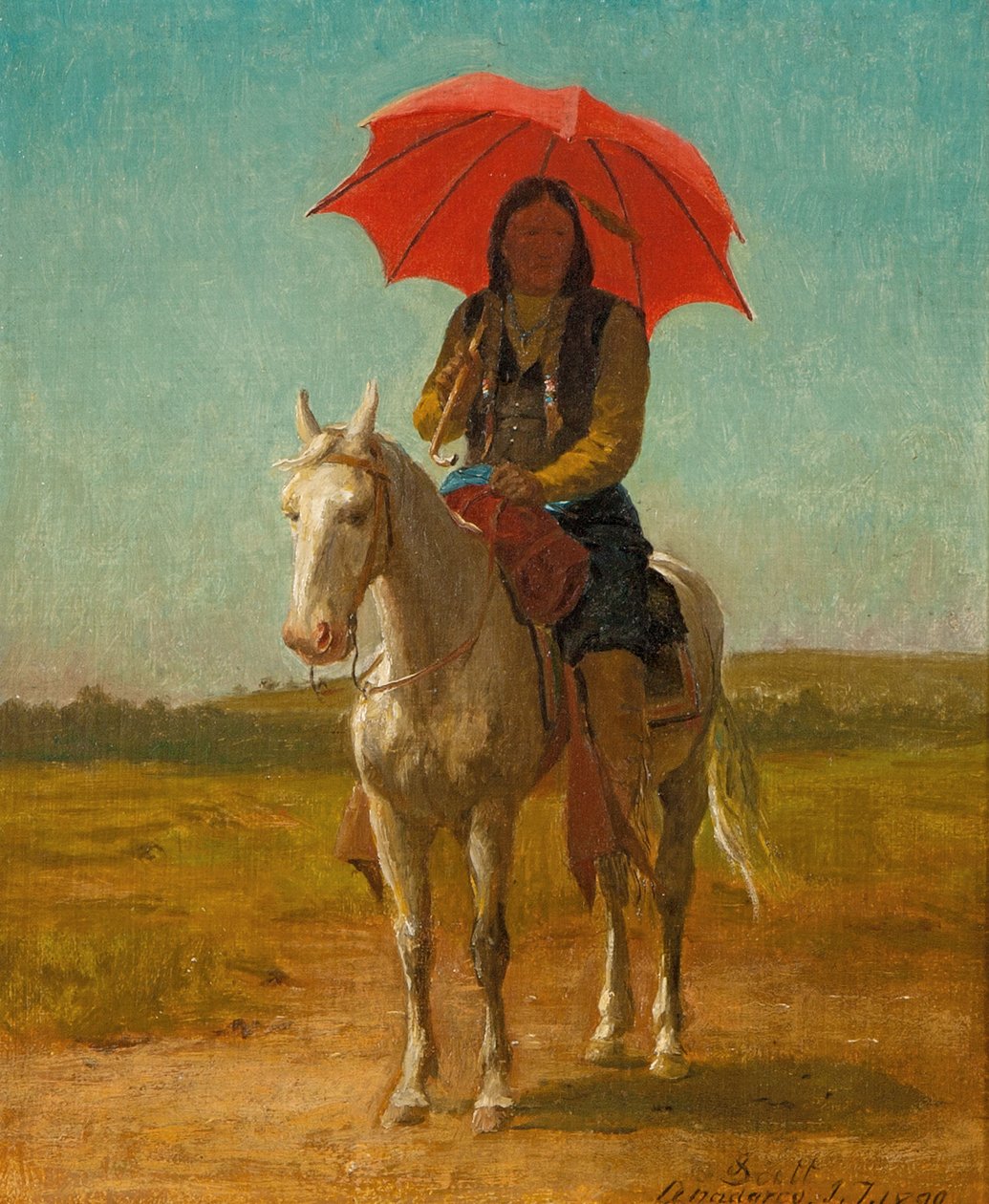 Reiter, Anadarko, Oklahoma, 1890 von Julian Scott