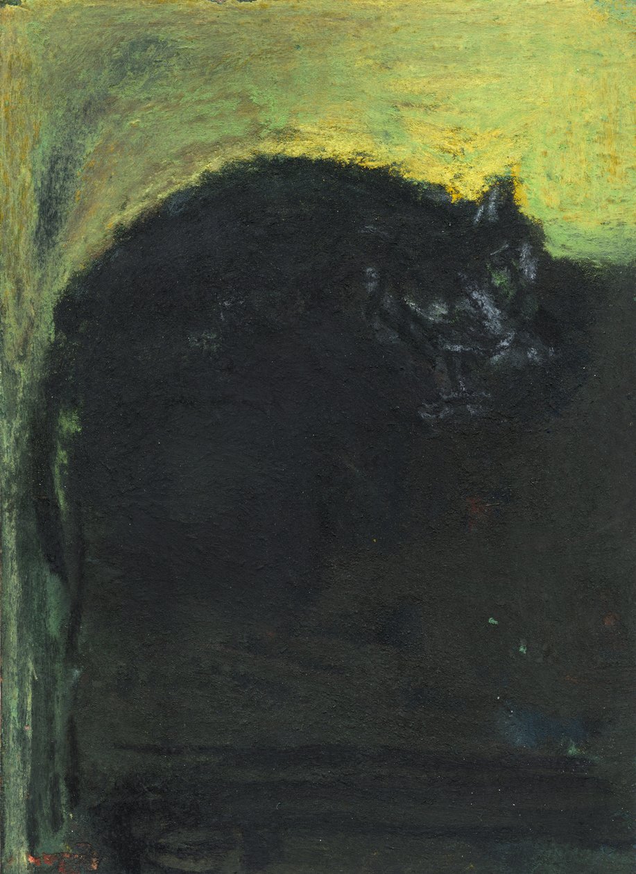 Schwarze Katze, 2017 von Julie Held
