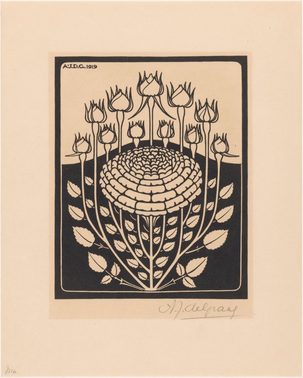 Rozenstruik von Julie de Graag (signed by artist)
