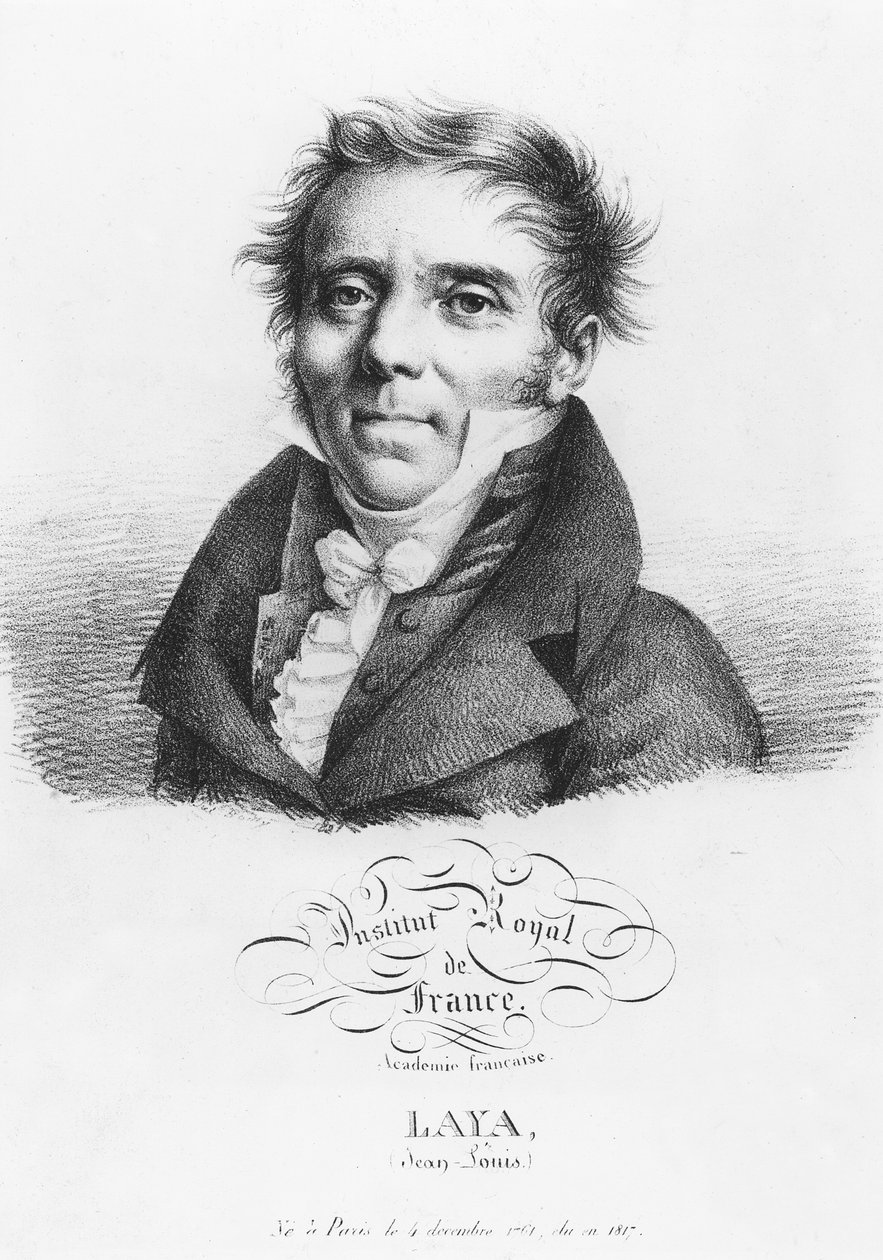 Porträt von Jean-Louis Laya von Julien Leopold Boilly