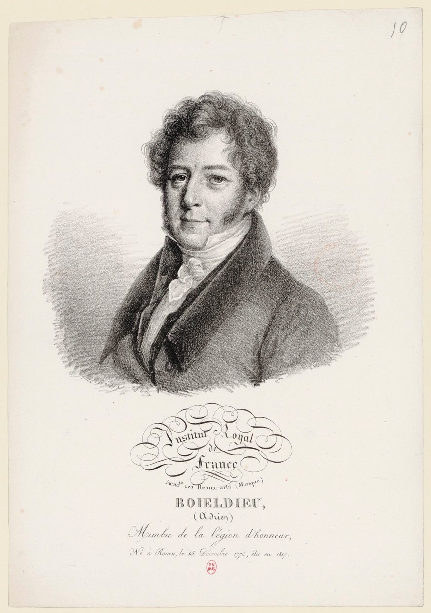 François Adrien Boieldieu von Julien Boilly von Julien Leopold Boilly