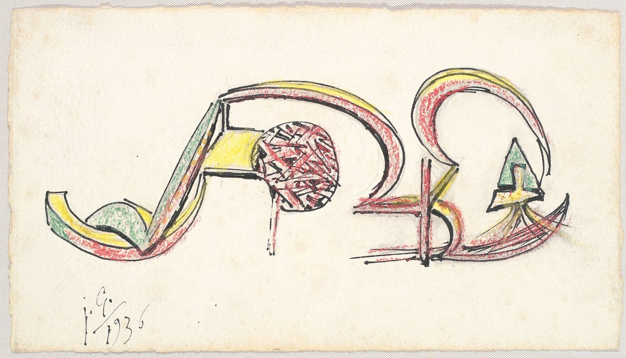Femme allongée insectiforme von Julio Gonzales