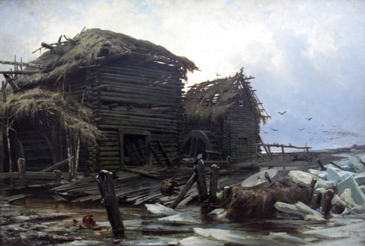 Verlassene Mühle von Julius Sergius von Klever
