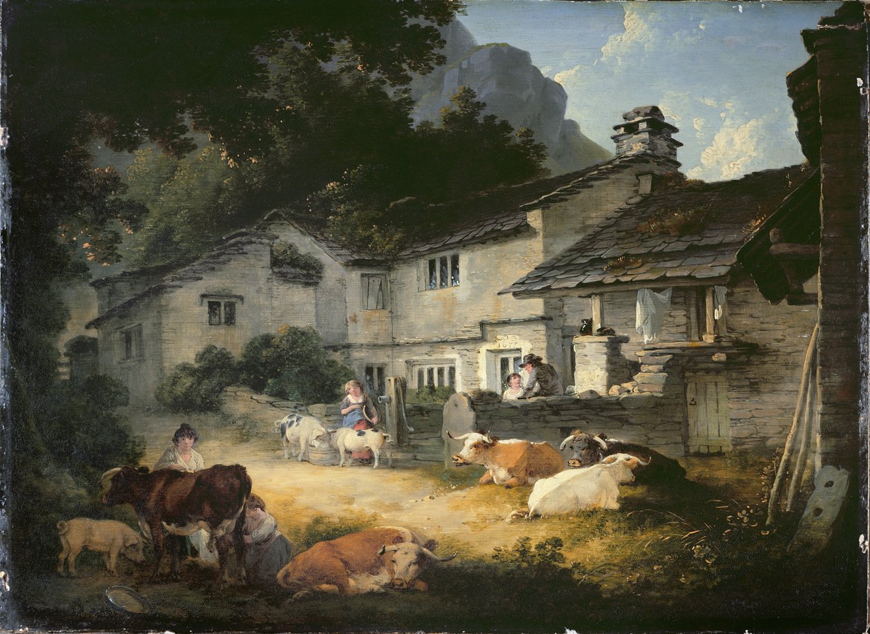 Das Zuhause des Malers, Ambleside von Julius Caesar Ibbetson
