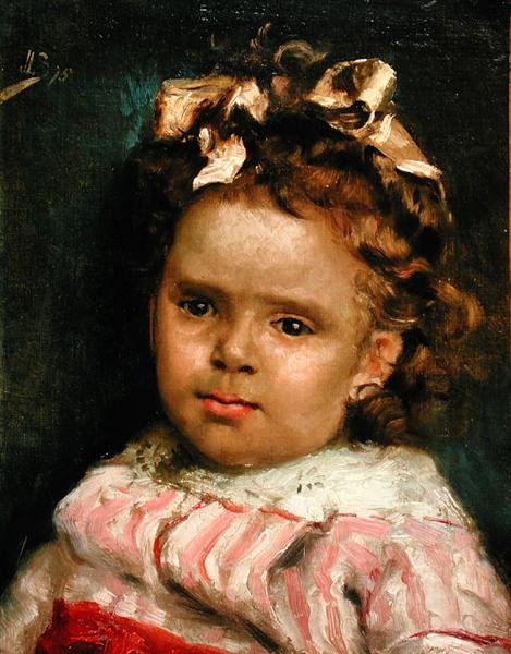 Kleines Mädchen Metisse von Julius Leblanc Stewart