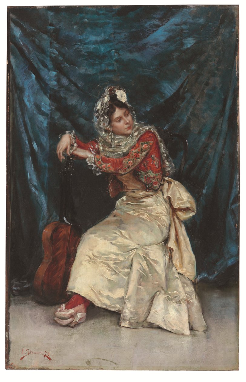 Der Gitarrenspieler von Julius Leblanc Stewart