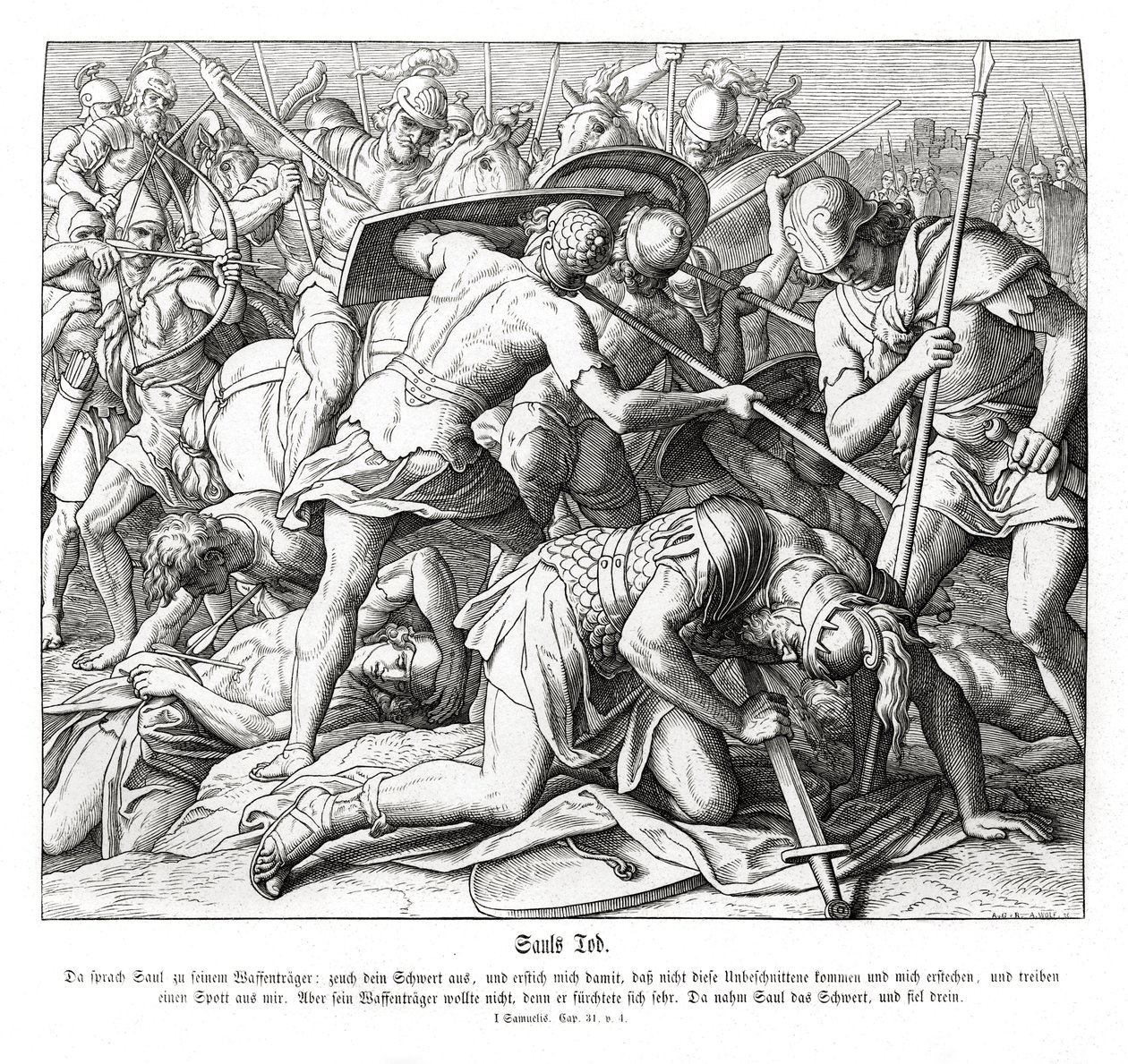 Tod Sauls von Julius Schnorr von Carolsfeld