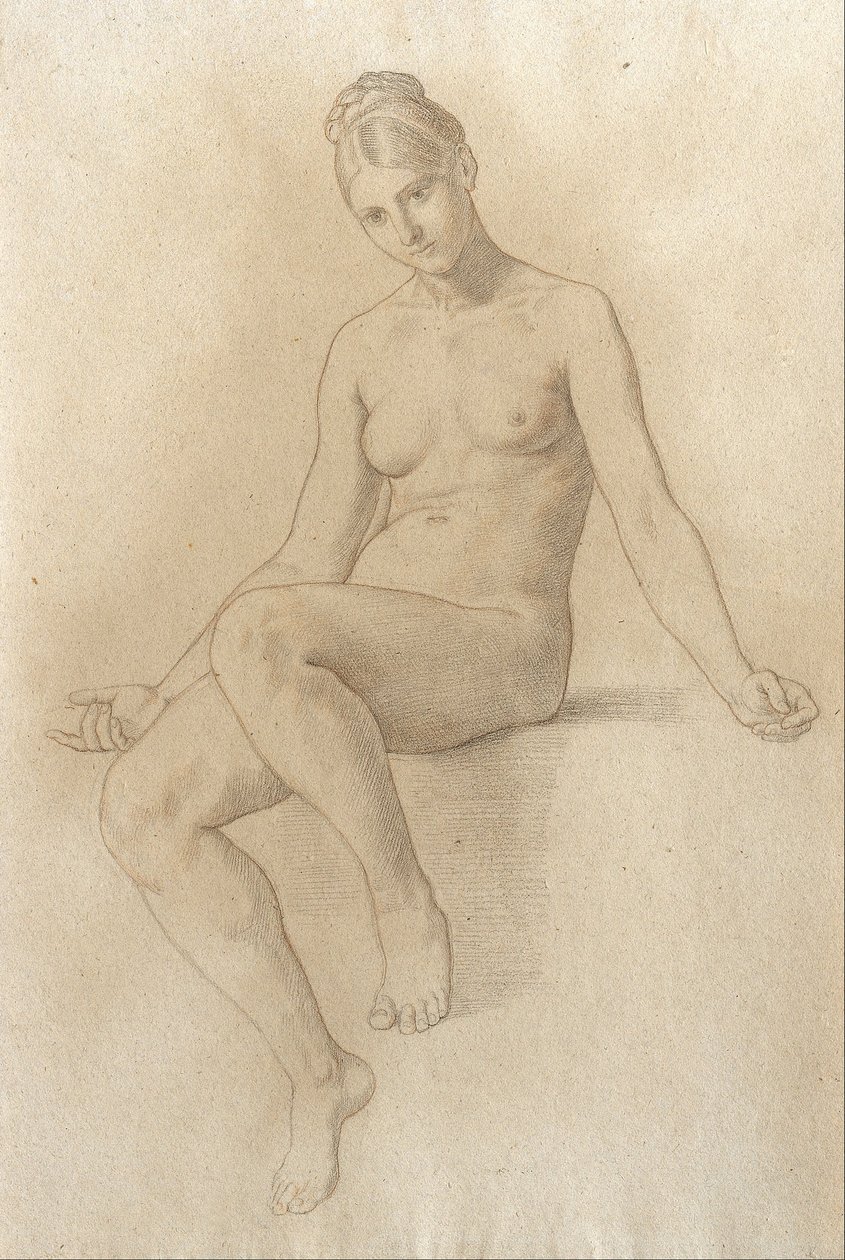 Weiblicher Akt von Julius Schnorr von Carolsfeld