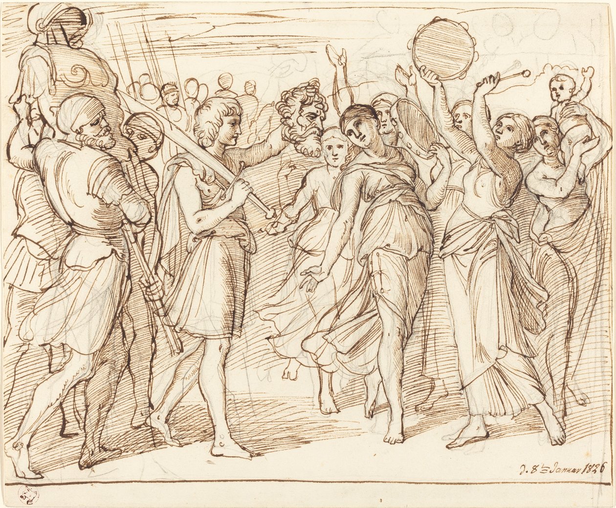Der Triumph Davids von Julius Schnorr von Carolsfeld