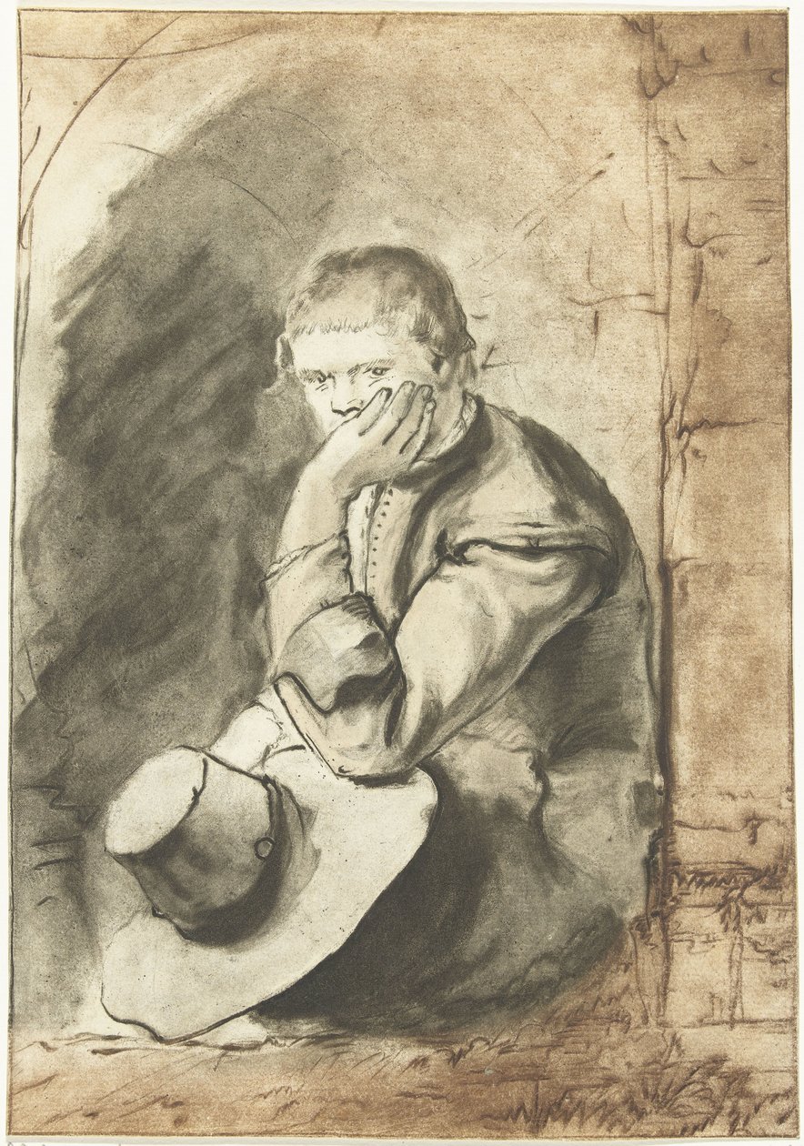 Sitzender Mann von Jurriaan Cootwijck
