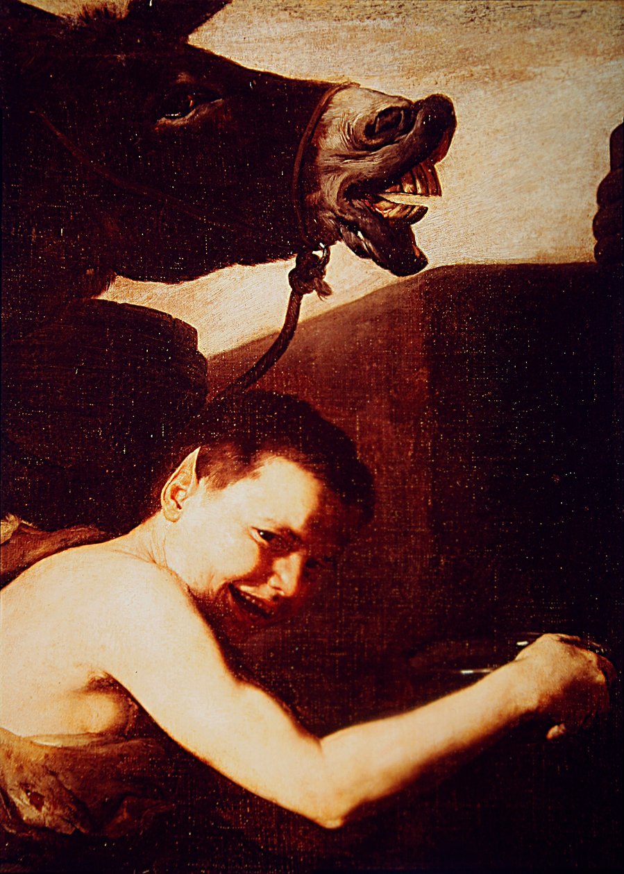 Betrunkener Silenus, 1626 (Detail) von Jusepe de Ribera