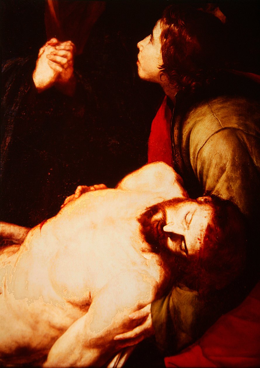 Detail der Kreuzabnahme (Detail) von Jusepe de Ribera