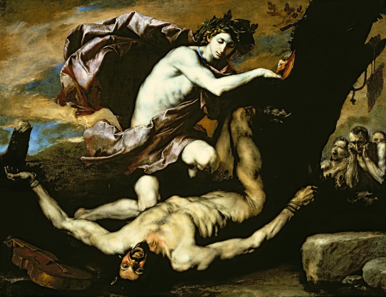 Apollo und Marsyas von Jusepe de (1591 1652) Ribera