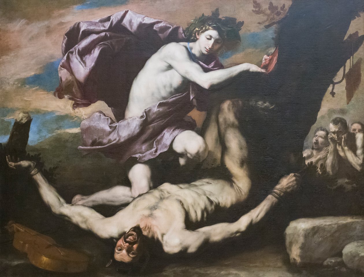 Apollo und Marsyas von Jusepe de Ribera