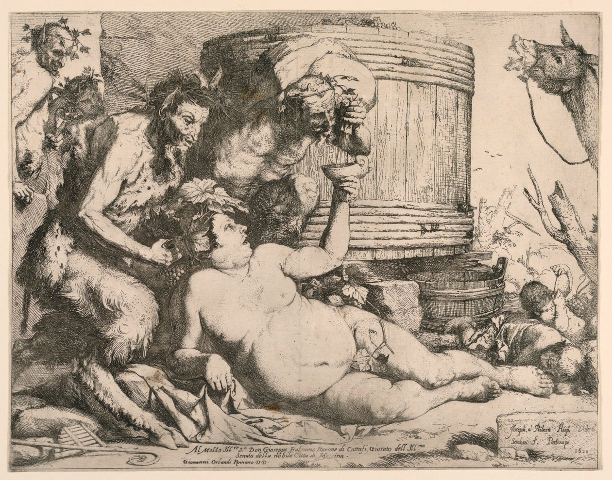 Betrunkener Silenus von Jusepe de Ribera
