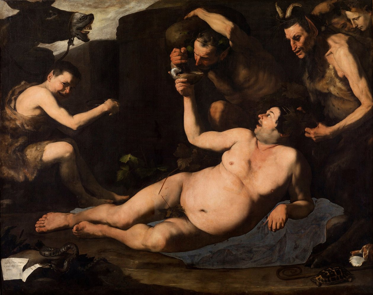 Betrunkener Silenus von Jusepe de Ribera