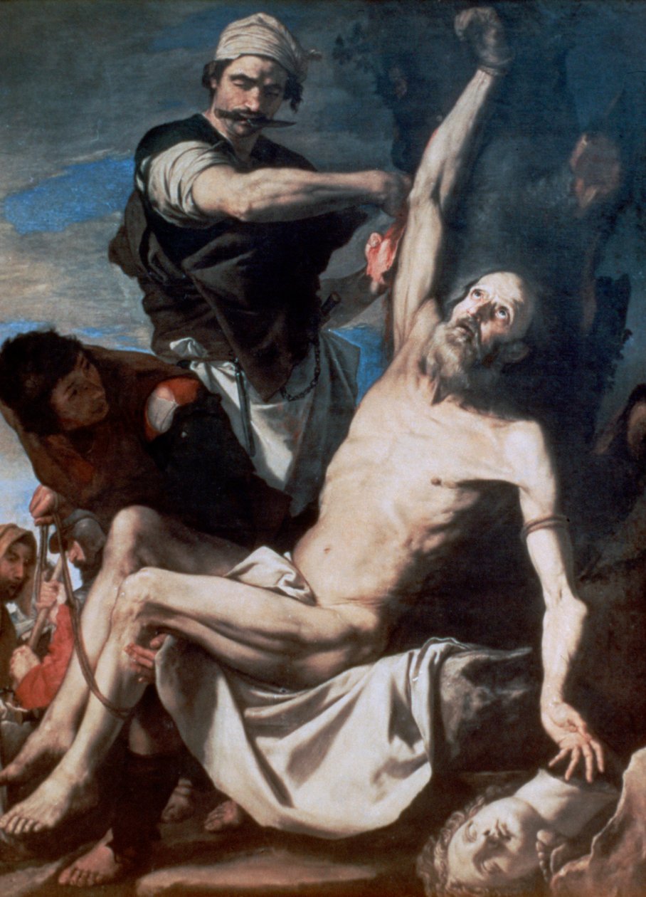 Martyrium des Heiligen Bartholomäus, 1644 von Jusepe de Ribera