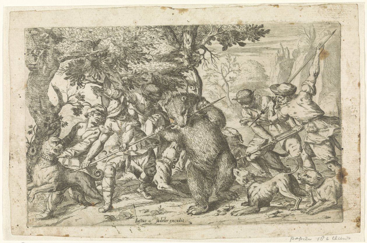 Bärenjagd von Justus Sadeler (possibly)