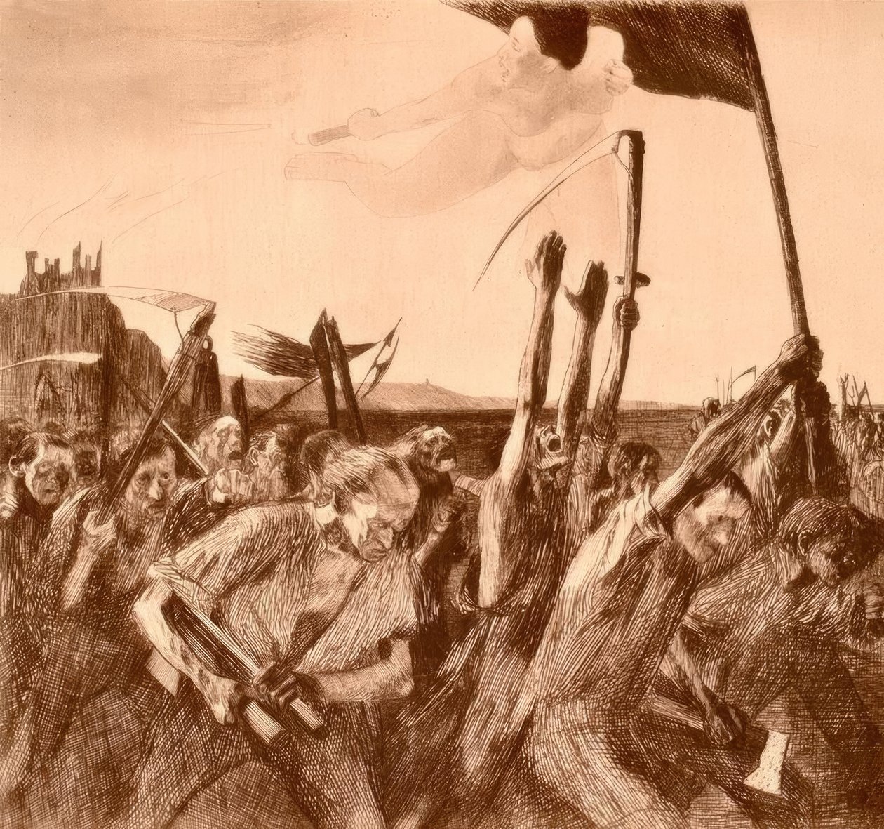 Aufruhr von Käthe Kollwitz