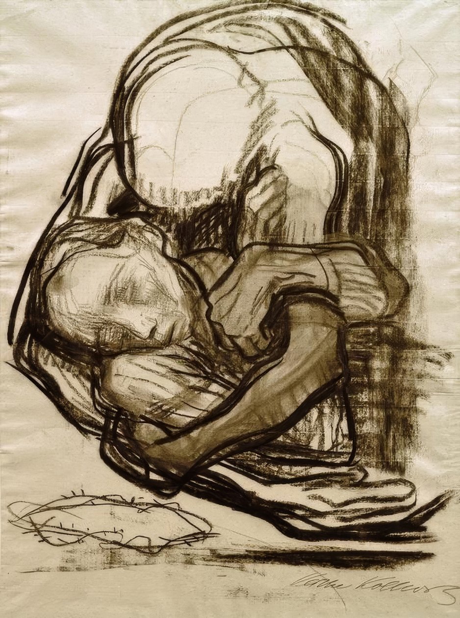 Der Tod nimmt eine Frau zu sich von Käthe Kollwitz