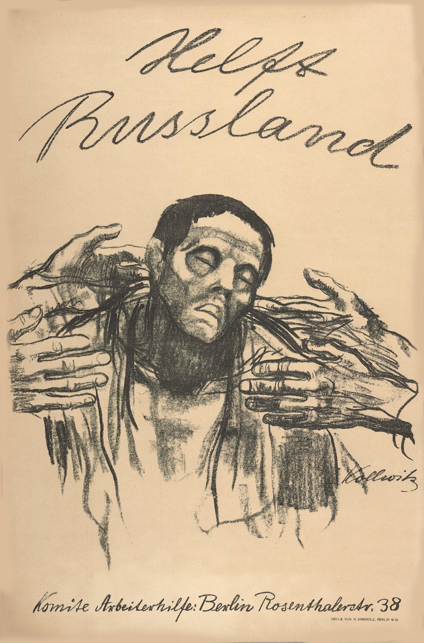 Helft Russland, 1921 von Käthe Kollwitz