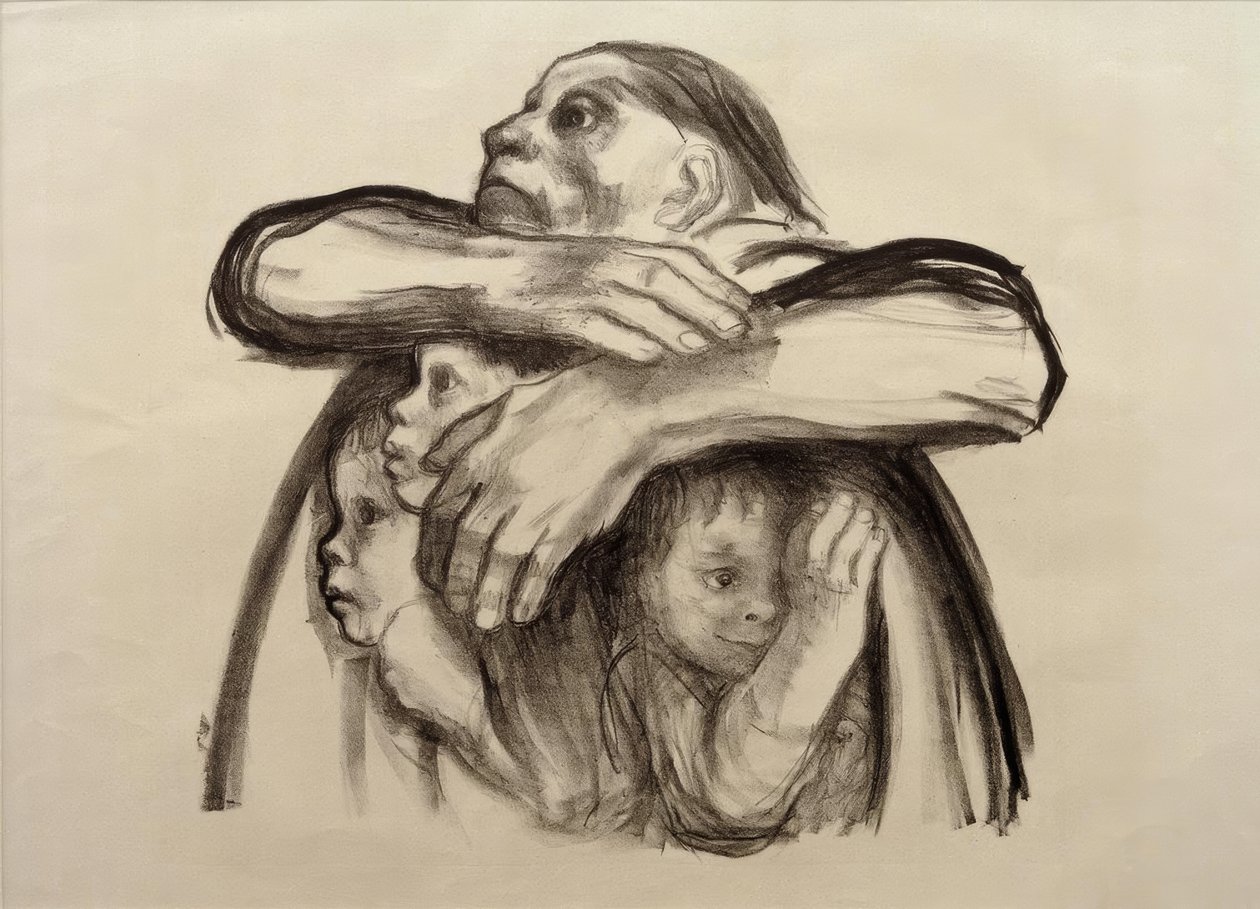 K. Kollwitz, Saatfrüchte sollen nicht vermahlen werden von Käthe Kollwitz