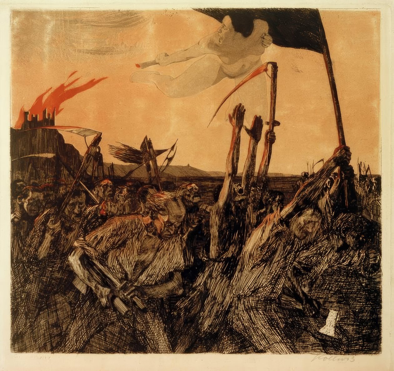 Käthe Kollwitz, Aufruhr von Käthe Kollwitz