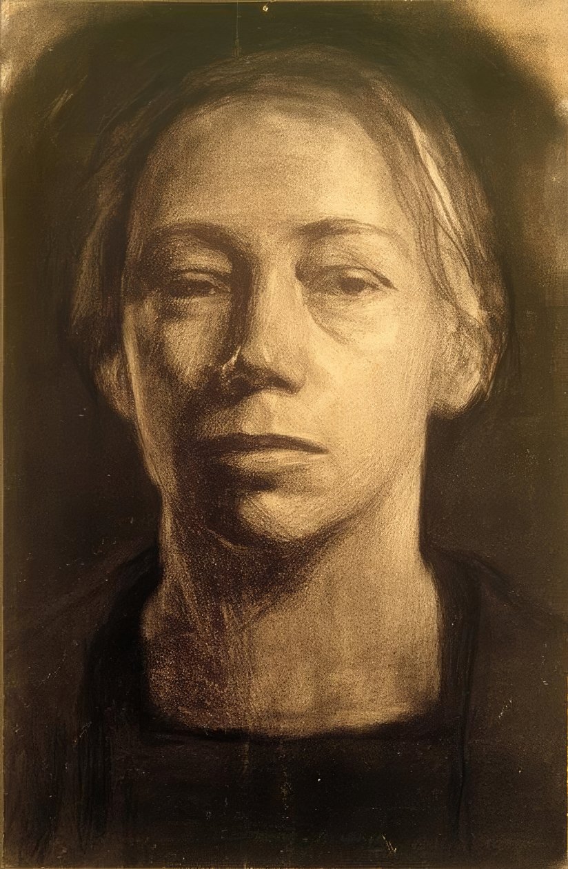 Selbstbildnis 1904 von Käthe Kollwitz