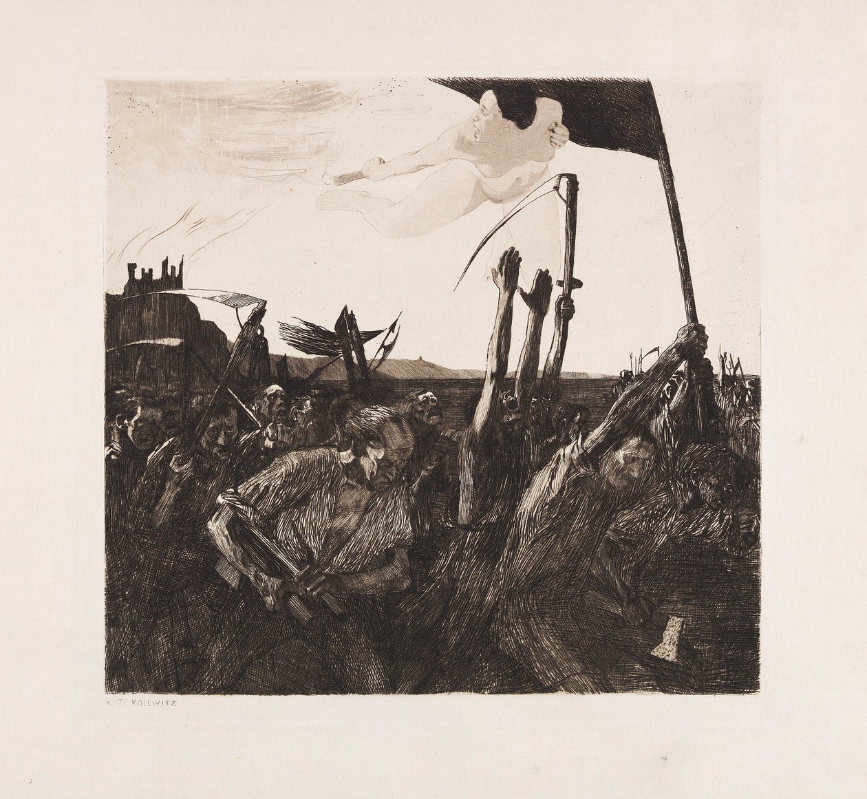 Revolte, 1899 von Käthe Kollwitz