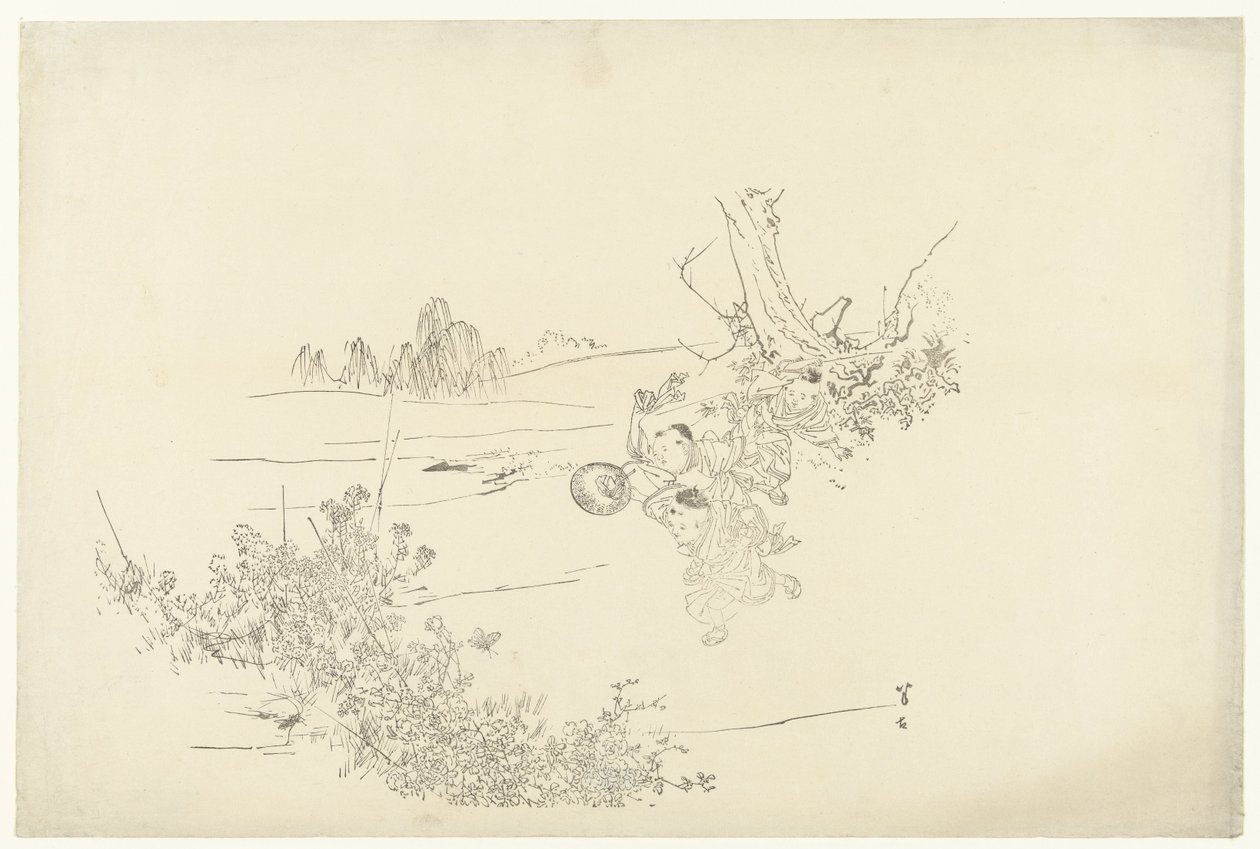 Schmetterlinge fangen von Kajita Hanko