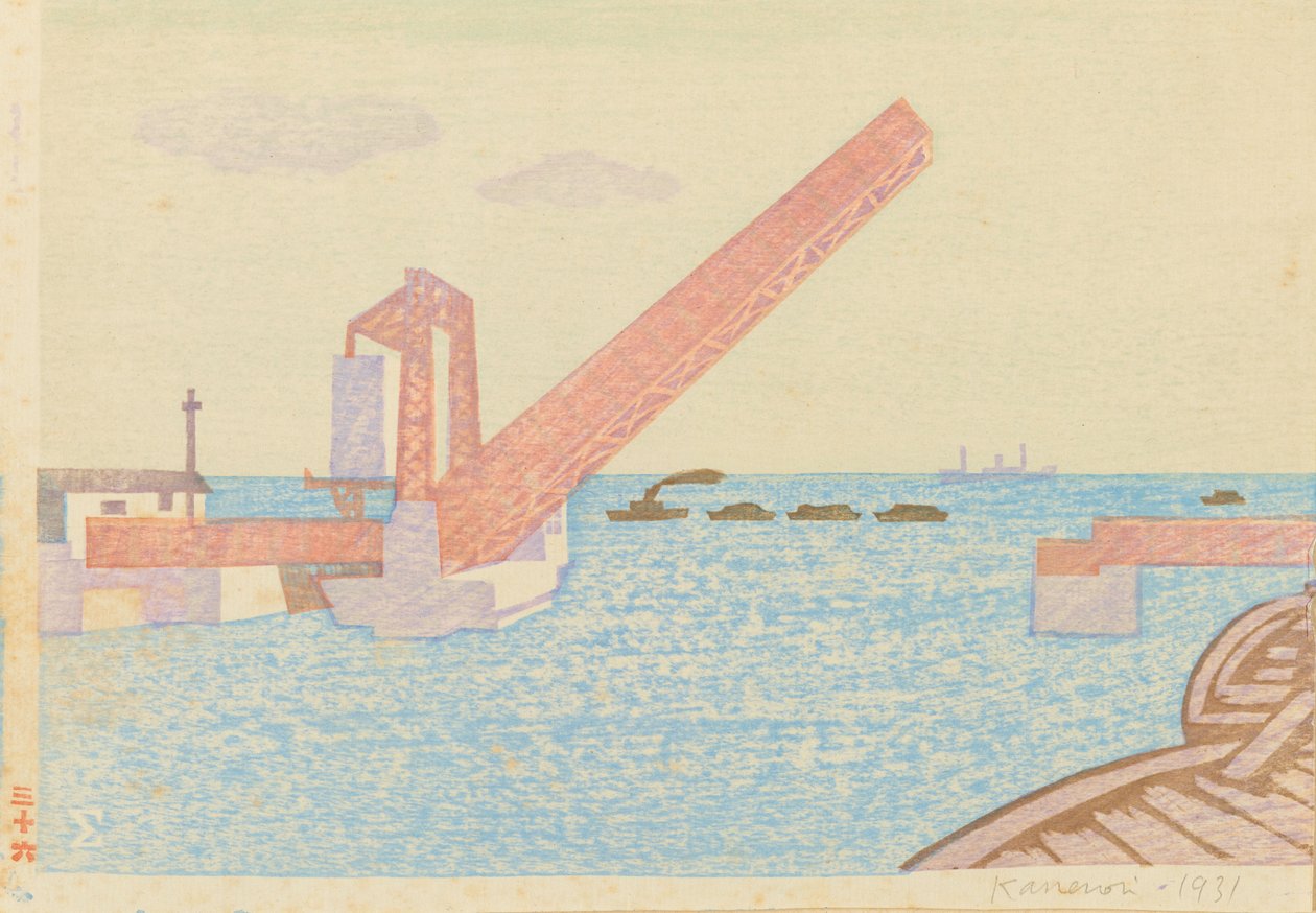 Shibaura-Zugbrücke von Kanenori Suwa