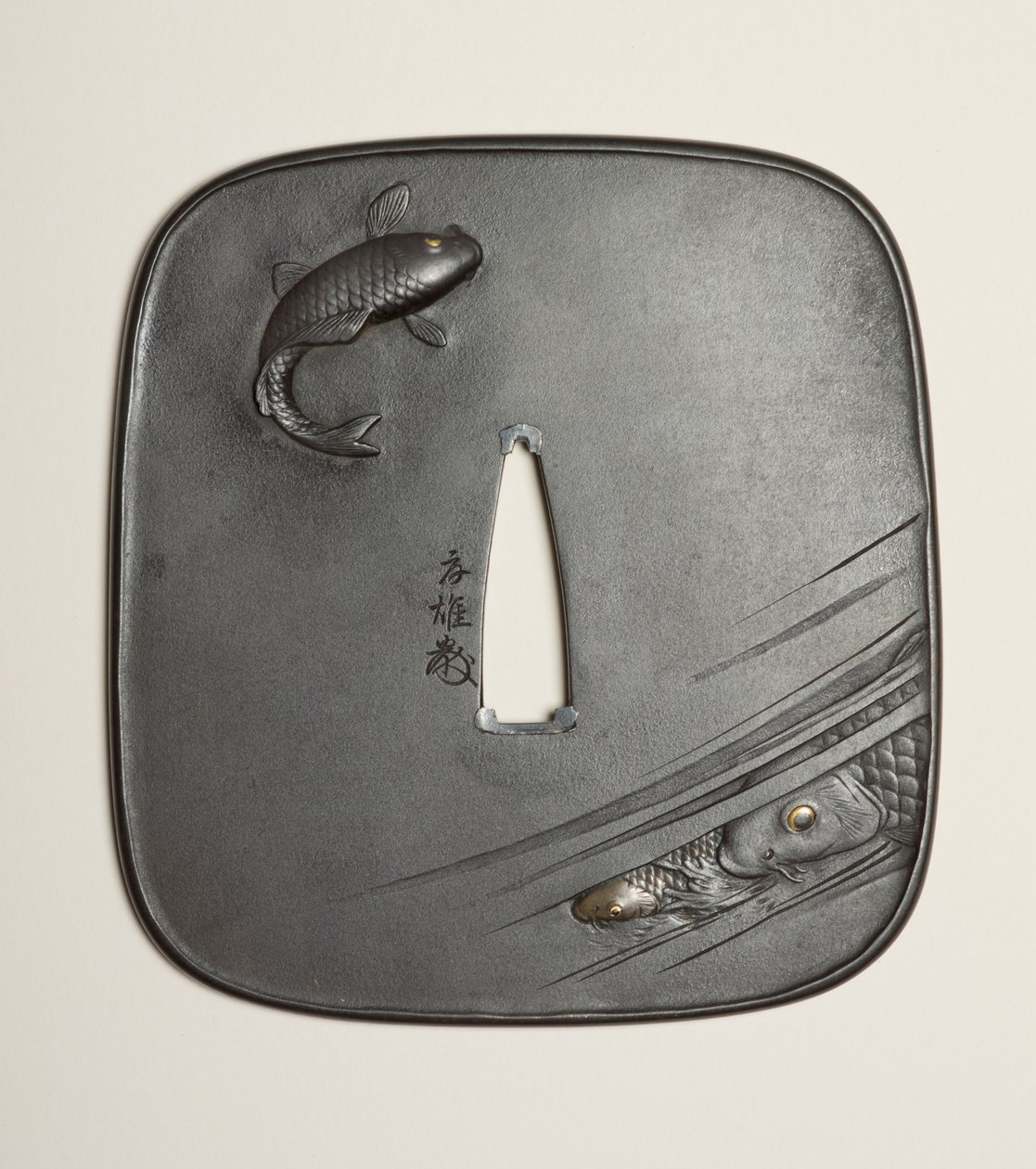 Tsuba, 19. Jahrhundert von Kano Natsuo