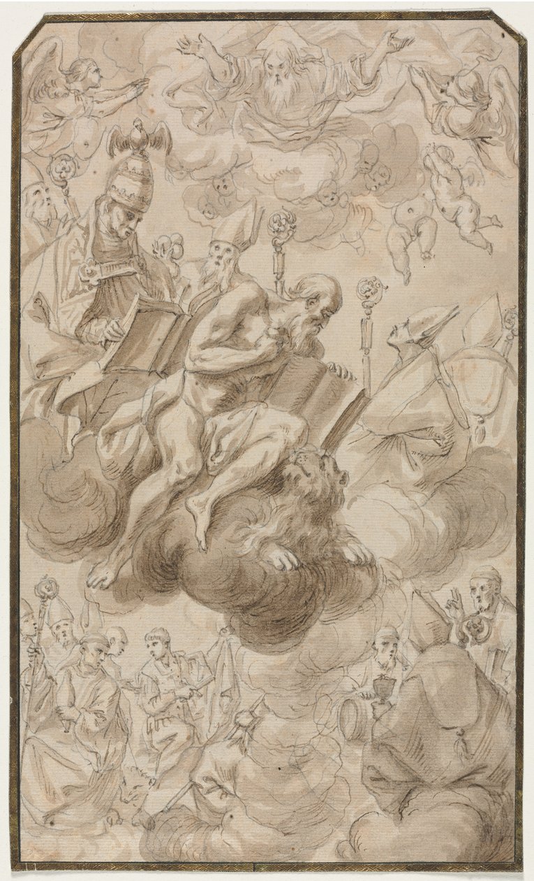 Himmelfahrt des heiligen Hieronymus, 1600er von Karel Škréta
