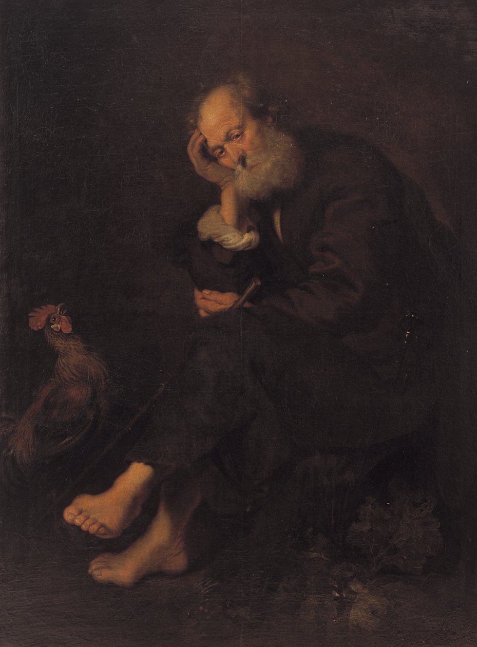Der reuige St. Peter von Karel van III Mander