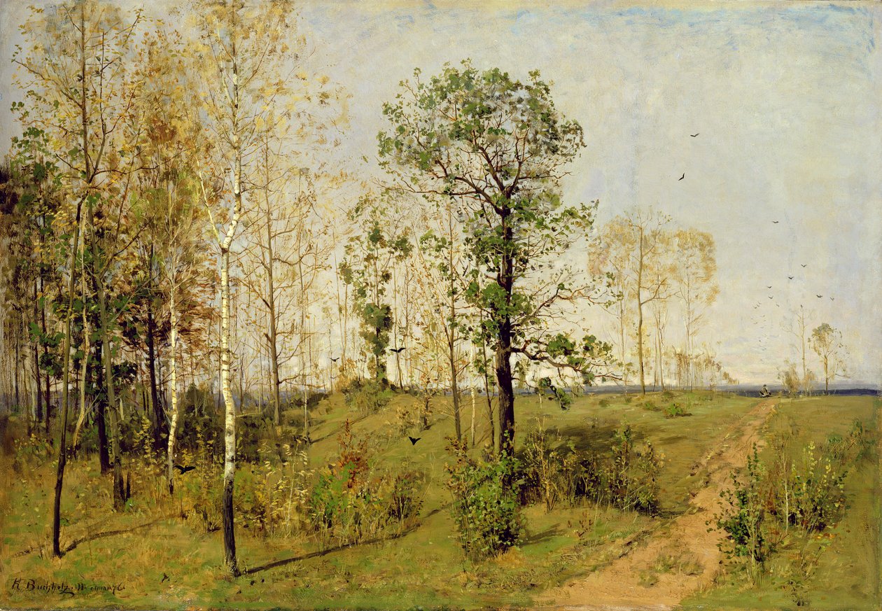 Früher Frühling in Weimar, 1876 von Karl Buchholz