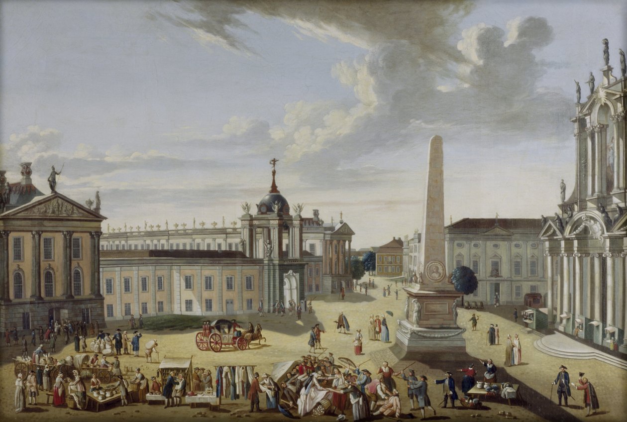 Alter Markt von Potsdam mit Stadtschloss von Karl Christian Wilhelm Baron