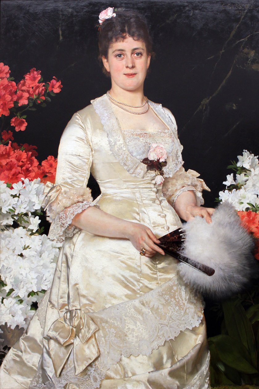 Frau Hedwig Woworsky von Karl Gussow
