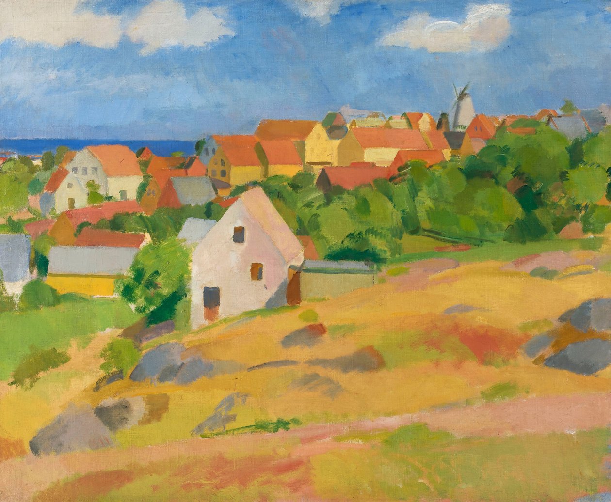 Blick über Gudhjem von Karl Isakson