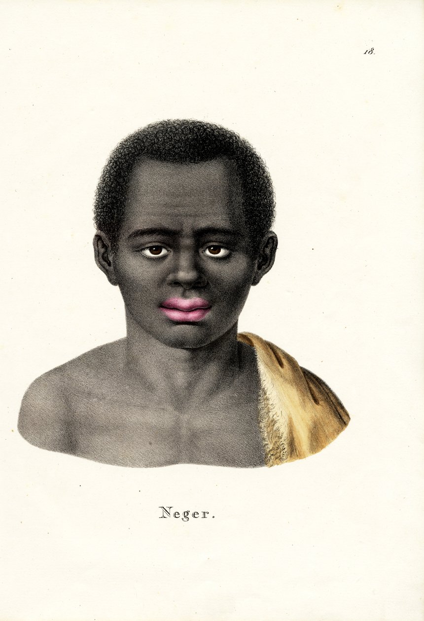 Schwarzer Mann, 1824 von Karl Joseph Brodtmann
