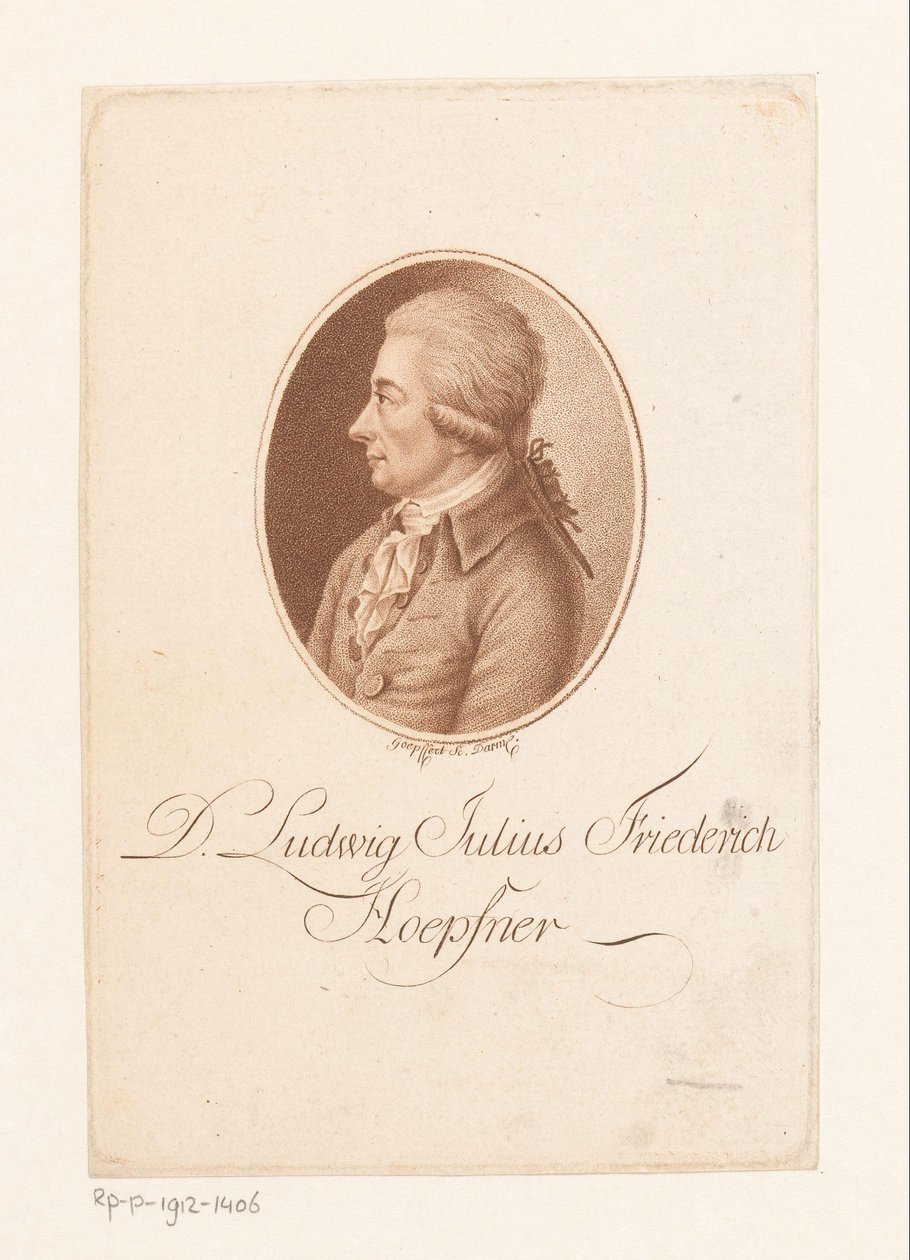 Porträt von Ludwig Höpfner von Karl Goepfert