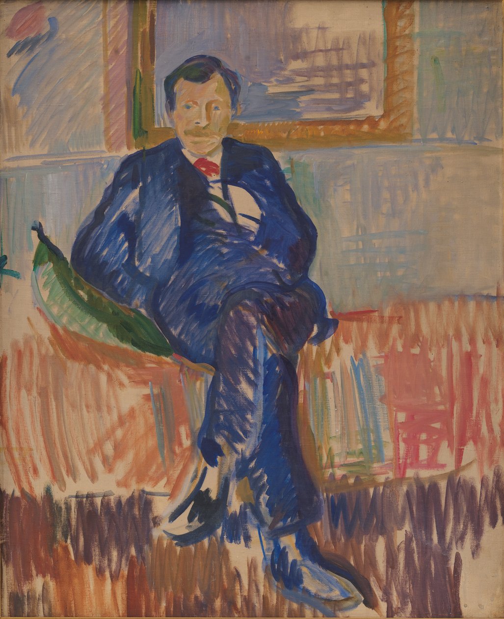 Porträt des Malers Karl Schou von Karl Isakson