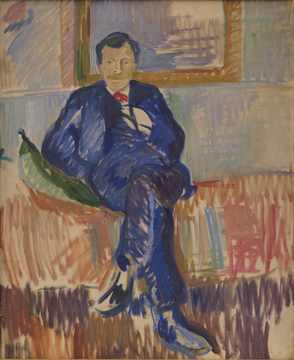 Porträt des Malers Karl Schou von Karl Isakson