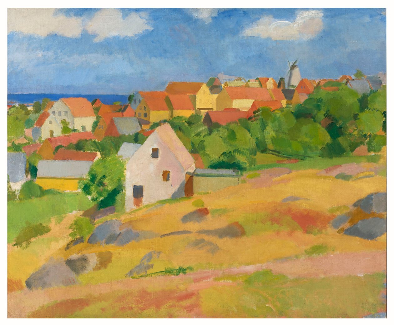 Blick über Gudhjem von Karl Isakson