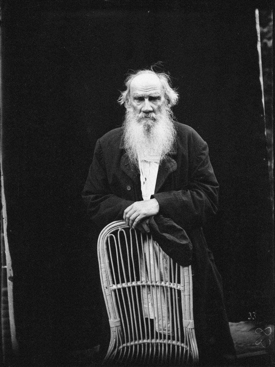 Der Autor Leo Tolstoi, 1902 von Karl Karlovich Bulla