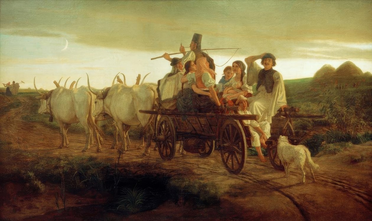 Ochsengespann von Karl Lotz