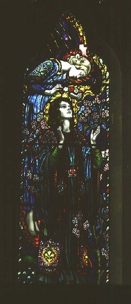 Fenster mit der heiligen Cäcilia von Karl Parsons